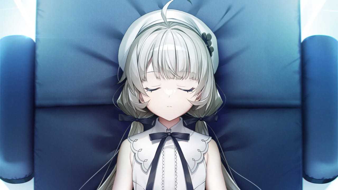 COCORO in-game scene of the heroine in the botanical garden after the Calamity